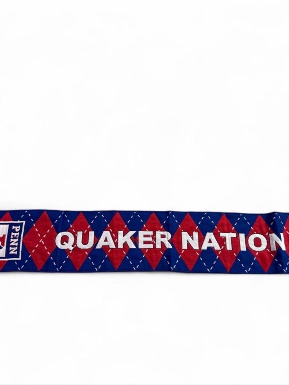 Quaker Nation Blue and Red scarf